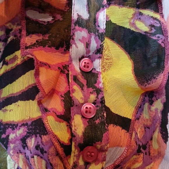 #0247 Womens Faded Glory Summer Maxi Dress Size Medium (8-10) 100%Polyester - Picture 7 of 16